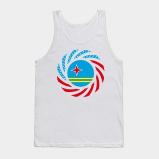 Aruban American Multinational Patriot Flag Series Tank Top